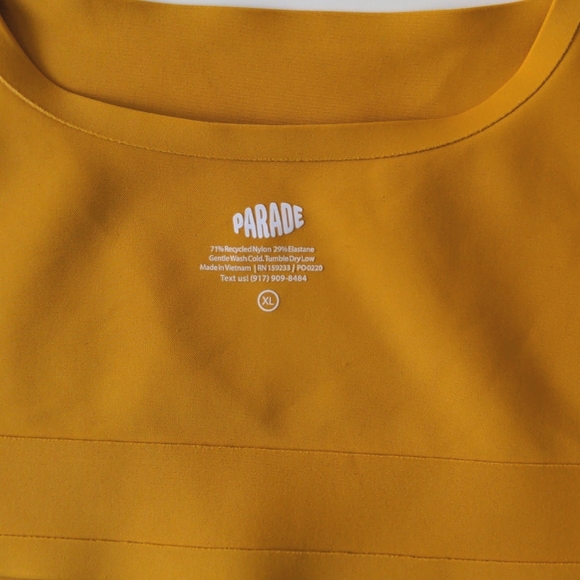 Parade Bralette Gold Women's XL - Picture 4 of 5